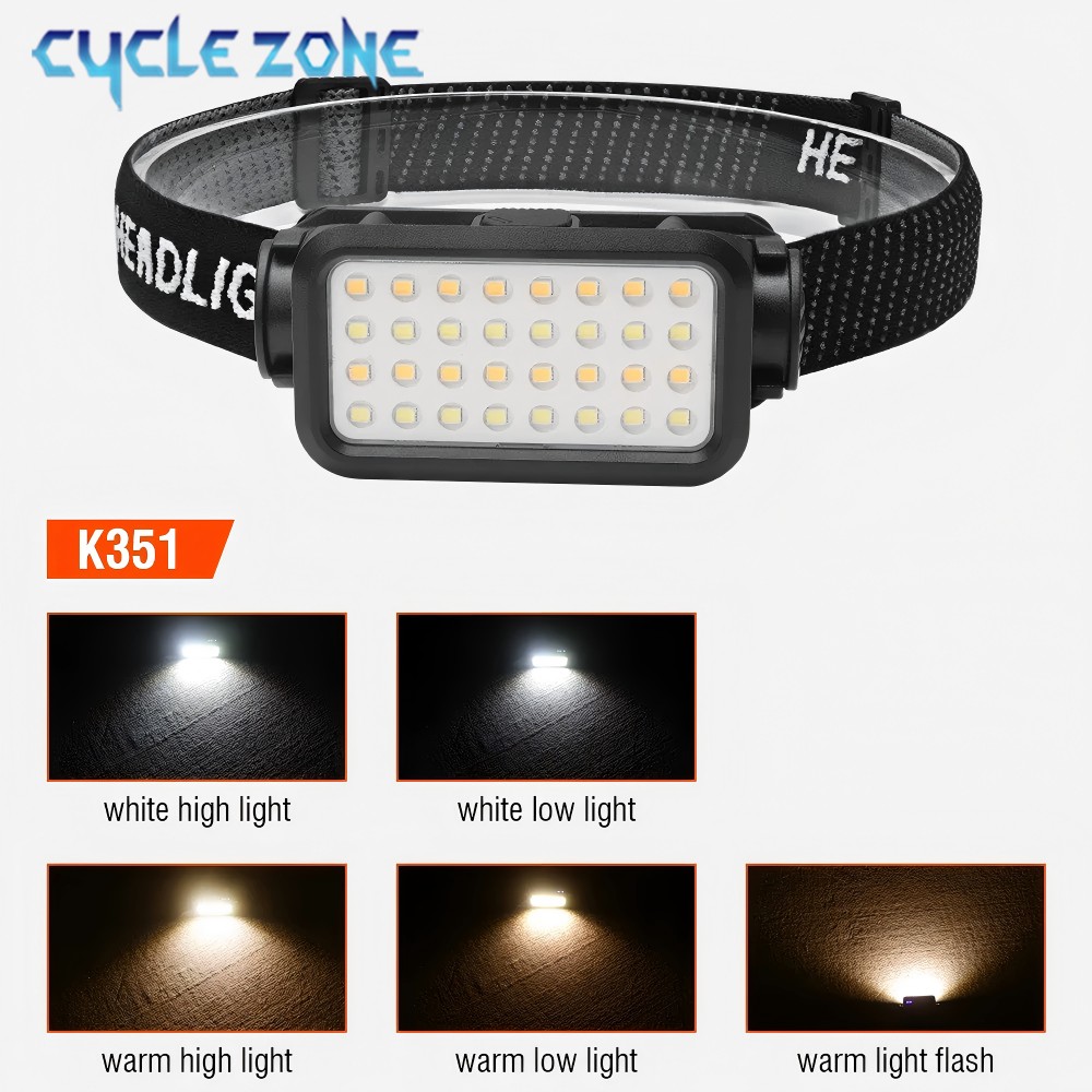 Powerful Headlamp Type-C Charg - Outdoor Adventure Zone ulasan dan harga