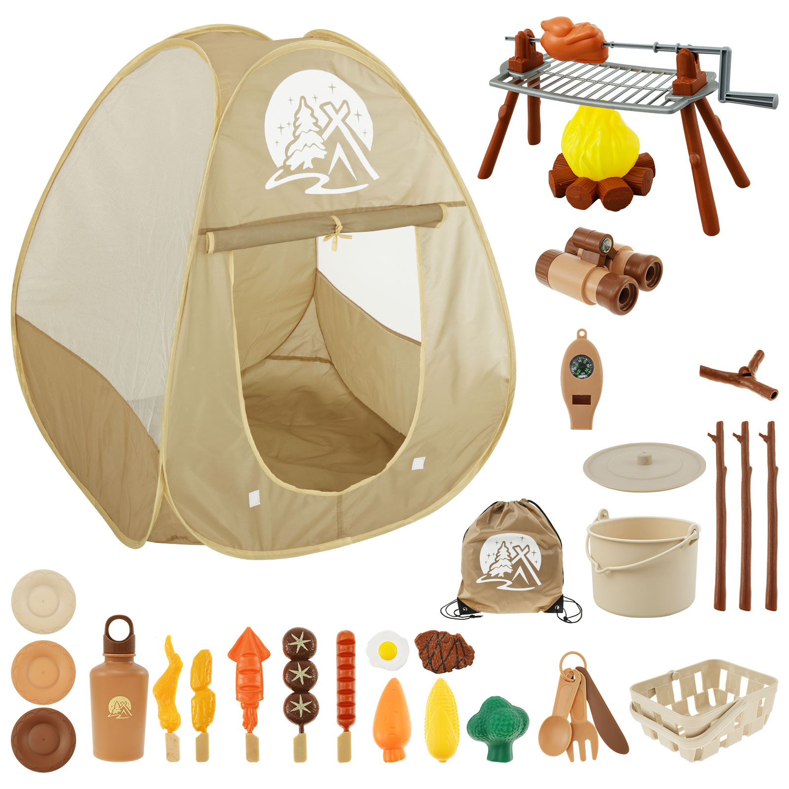 Kids Camping Toy Set Tent Pop  - Outdoor Adventure Kit For Kids ulasan dan harga